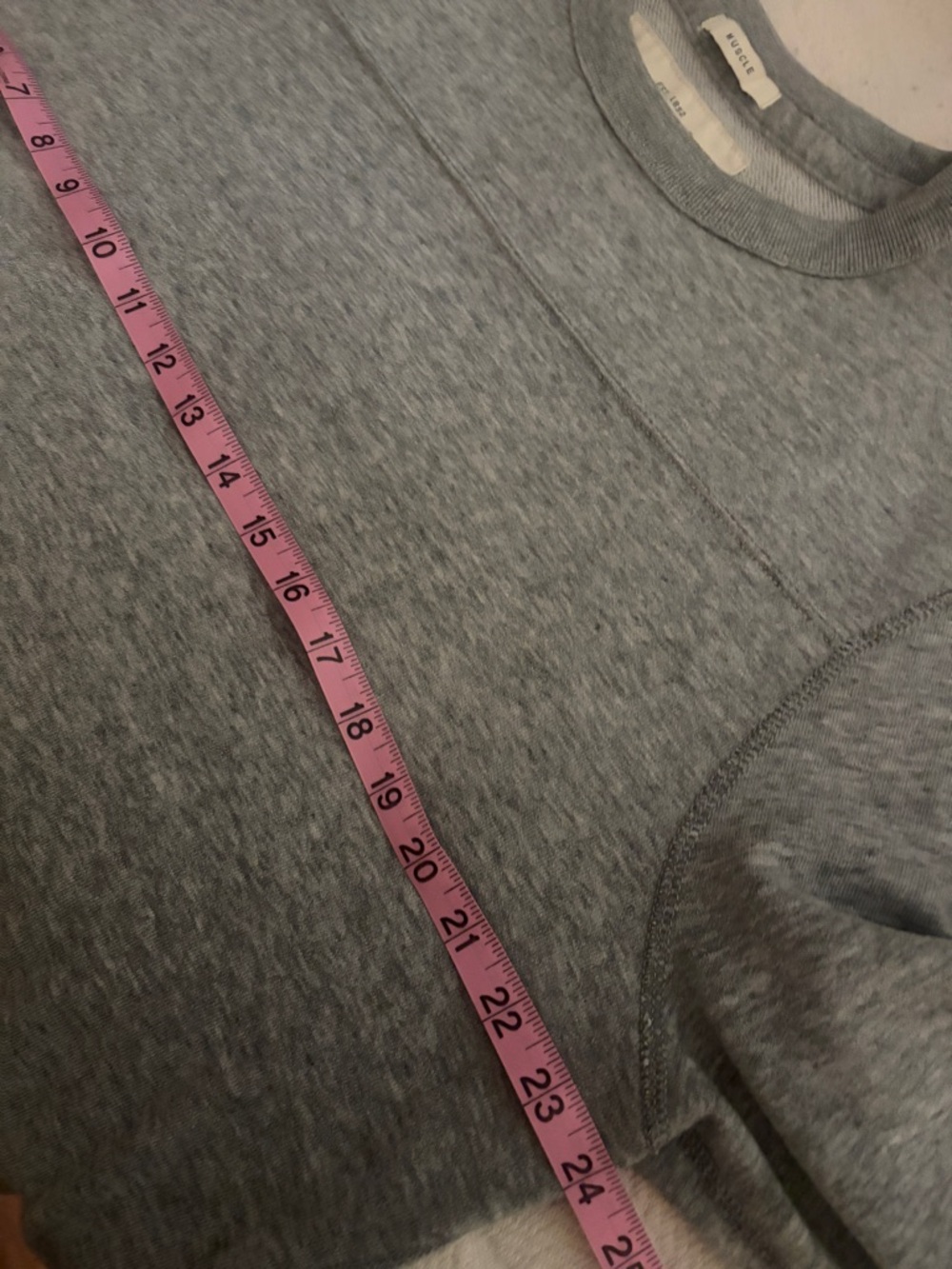 Abercrombie & Fitch Men's Heather Gray Crewneck Sweatshirt XL muscle fit.Classic - Picture 7 of 7